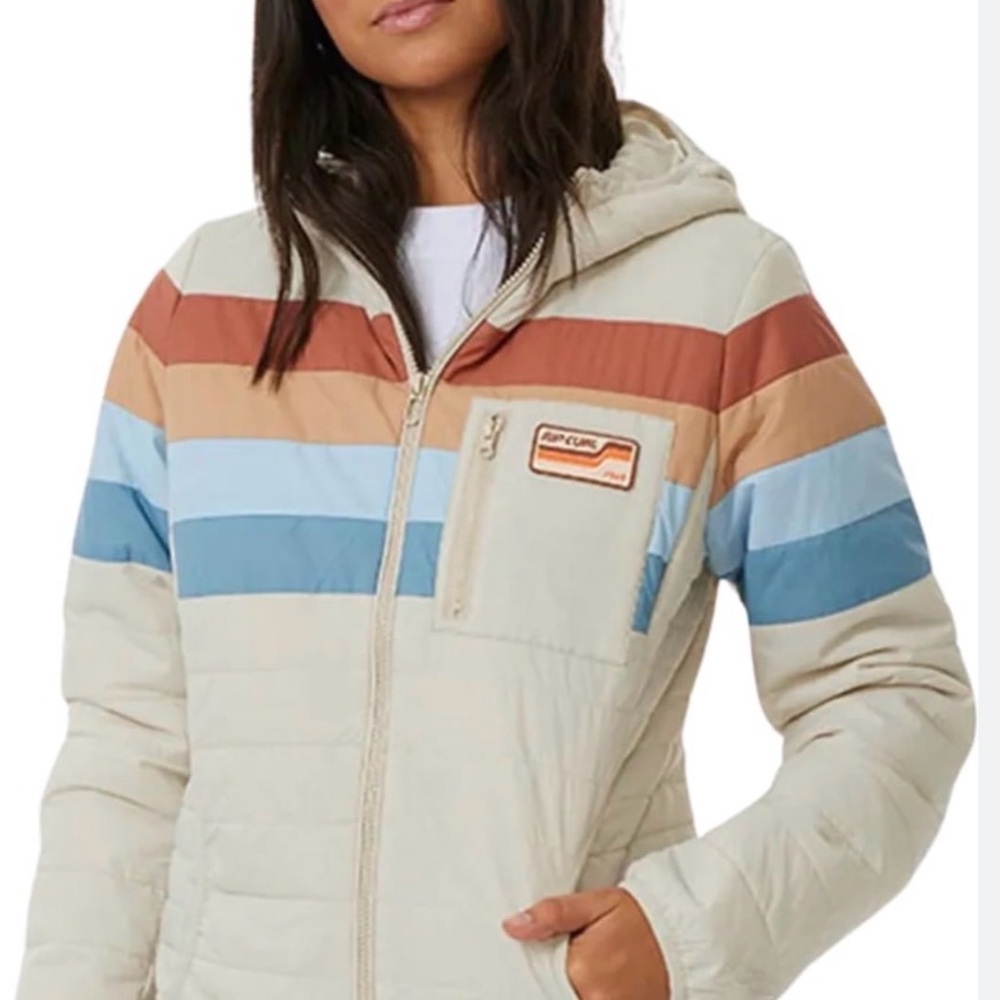 Rip Curl Women's Multicolor Hooded Jacket